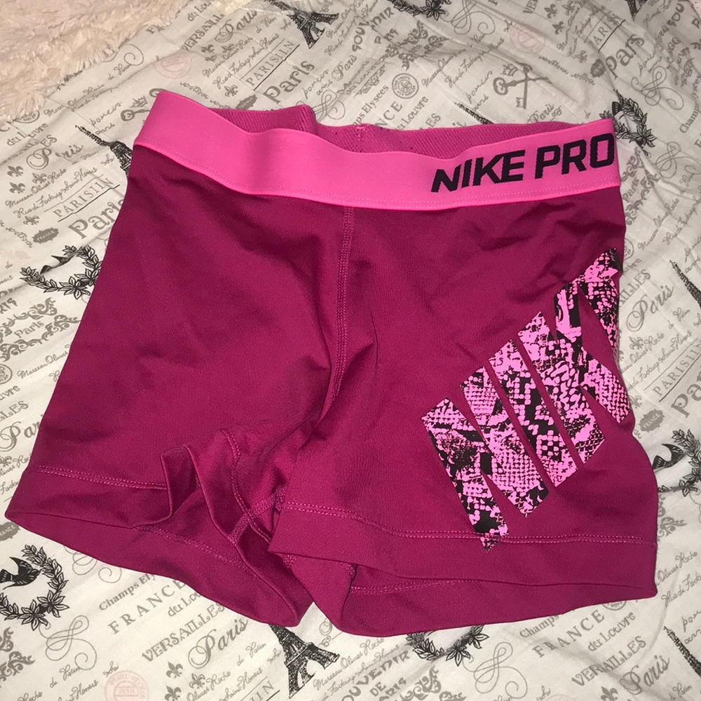 Pink nike pros